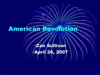 American Revolution