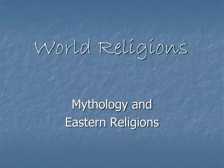 world religions