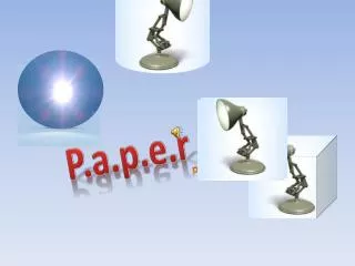 P.a. p .e.r Pixar