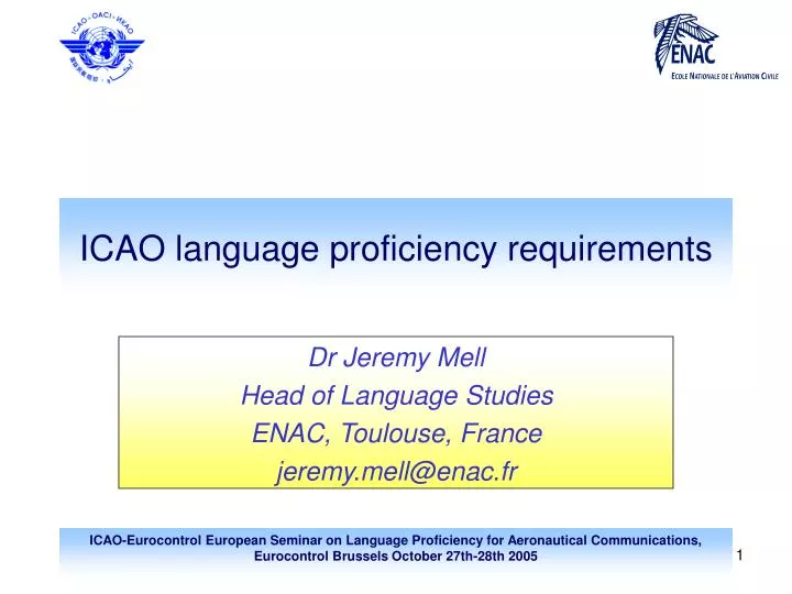 icao language proficiency requirements