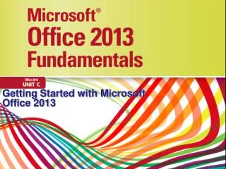 Getting Started with Microsoft Office 2013