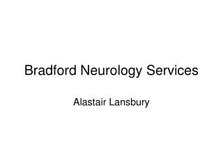 Bradford Neurology Services