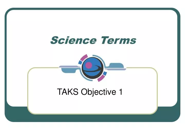 science terms