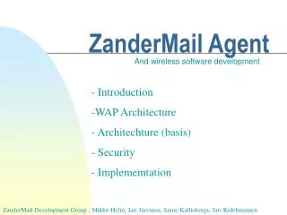 ZanderMail Agent