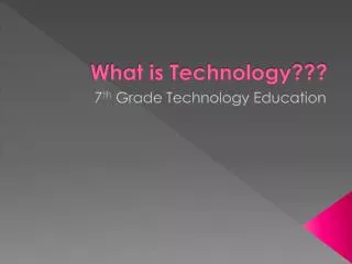 What is Technology???