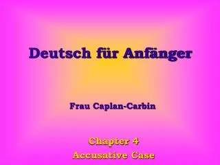 deutsch f r anf nger