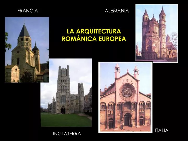 la arquitectura rom nica europea