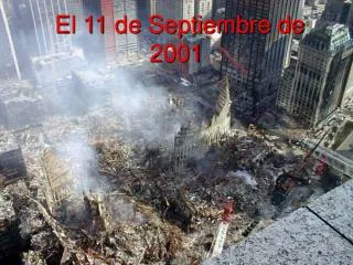 el 11 de septiembre de 2001