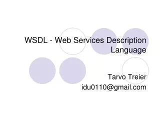 wsdl web services description language