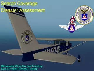 Minnesota Wing Aircrew Training: Tasks P-2025, P-2026, O-2004