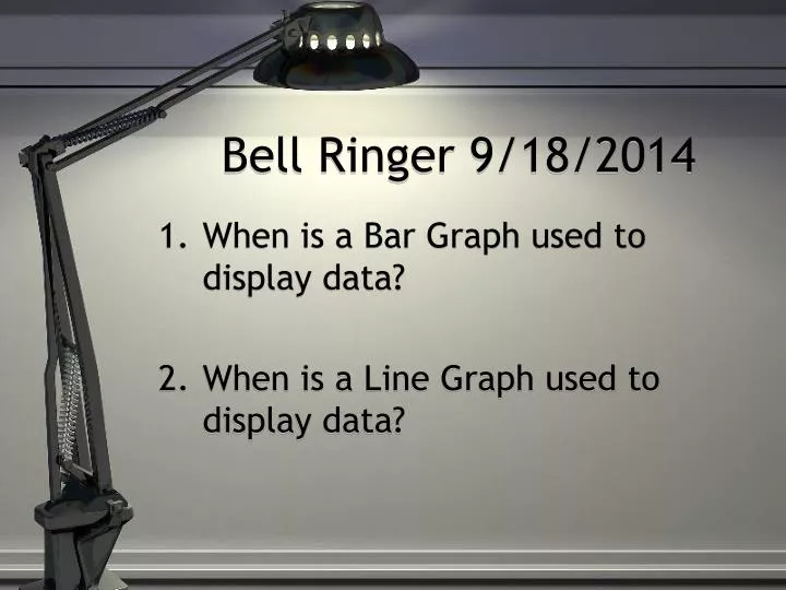 bell ringer 9 18 2014