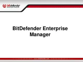 BitDefender Enterprise Manager