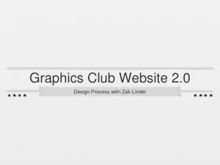Graphics Club Website 2.0