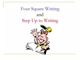 Four Square Writing and Step Up to Writing