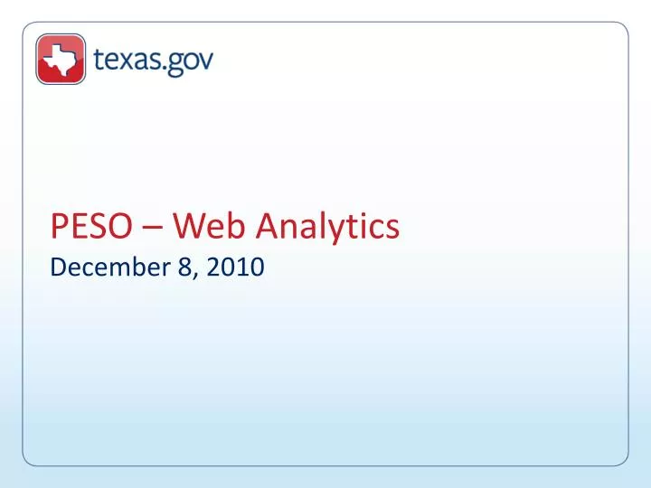 peso web analytics december 8 2010