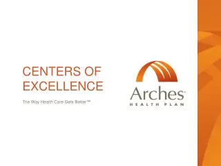 Centers of Excellence