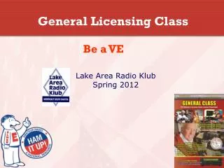 General Licensing Class