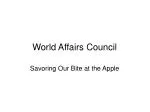 World Affairs Council - slide 1