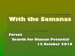 With the Samanas - slide 1