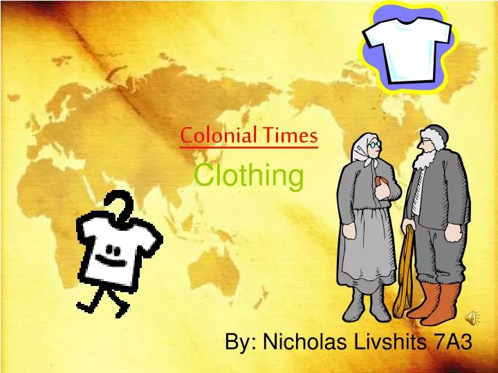 colonial times clothing