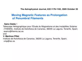Moving Magnetic Features as Prolongation of Penumbral Filaments