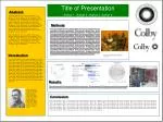 Insights from Research Presentation - slide 1