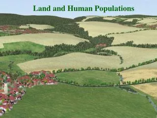Land and Human Populations