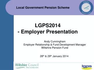 LGPS2014 - Employer Presentation