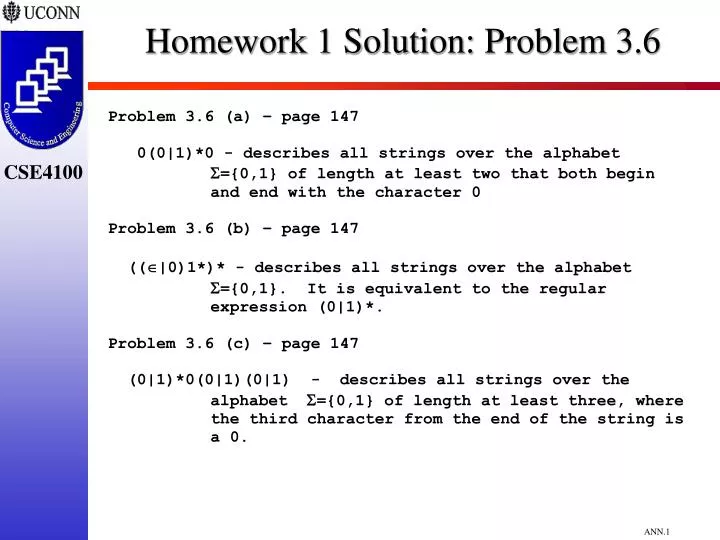 homework 1 solution problem 3 6