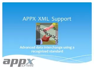 APPX XML Support