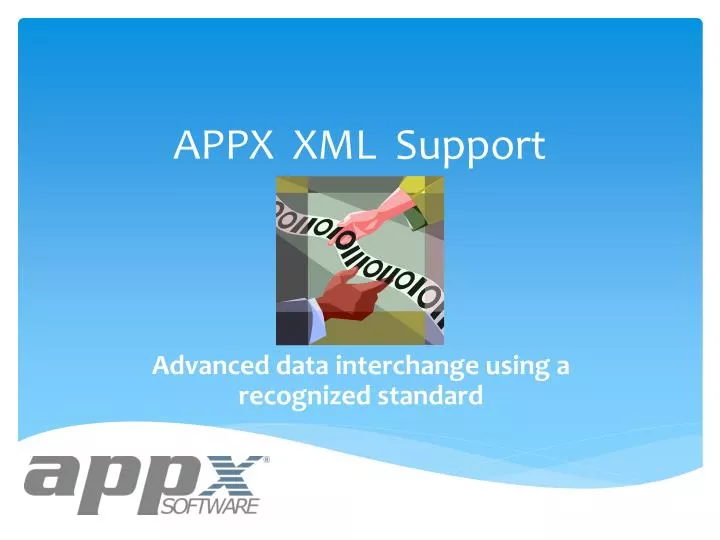 appx xml support