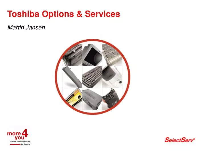 toshiba options services