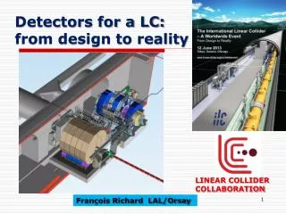 Detectors for a LC: from design to reality