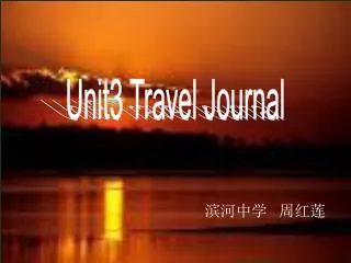 Unit3 Travel Journal
