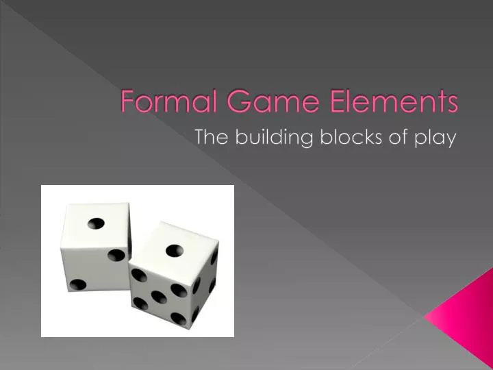 formal game elements