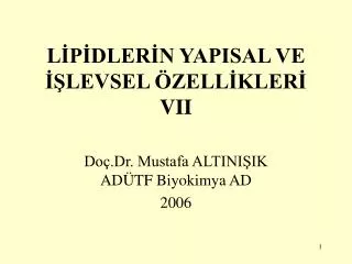 l p dler n yapisal ve levsel zell kler vii