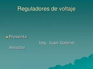 reguladores de voltaje