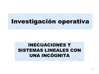 investigaci n operativa