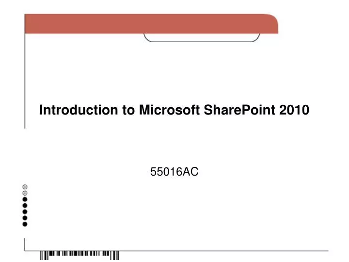 introduction to microsoft sharepoint 2010