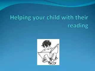 Helping your child with their reading