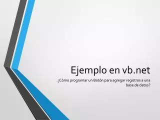 ejemplo en vb net