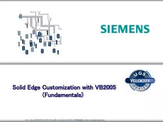 Solid Edge Customization with VB2005 (Fundamentals)