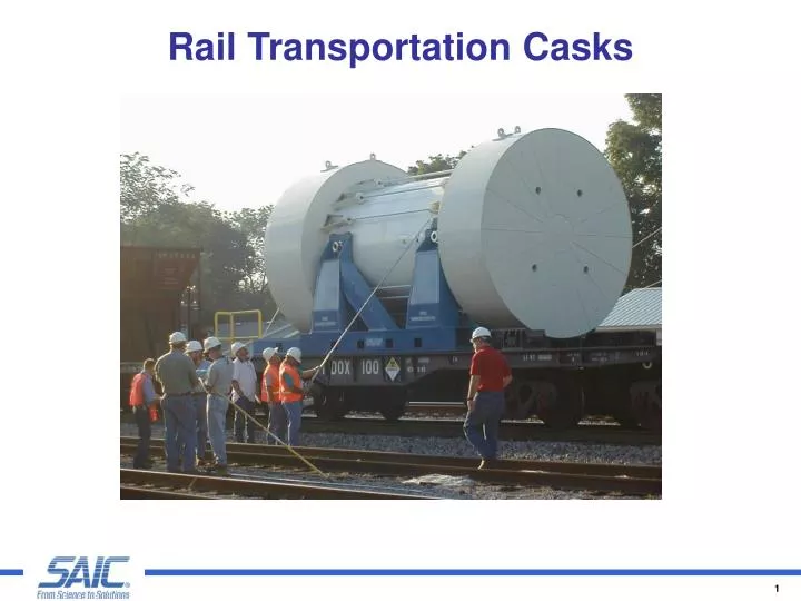 rail transportation casks