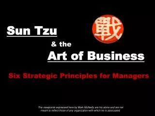 Sun Tzu &amp; the Art of Business