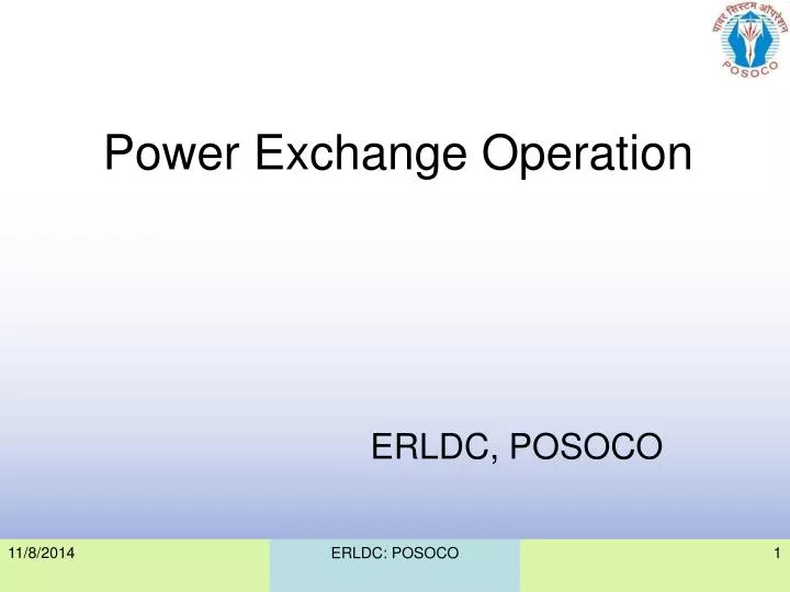 power exchange operation erldc posoco