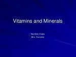 PPT - Vitamins and Minerals PowerPoint Presentation, free download - ID ...