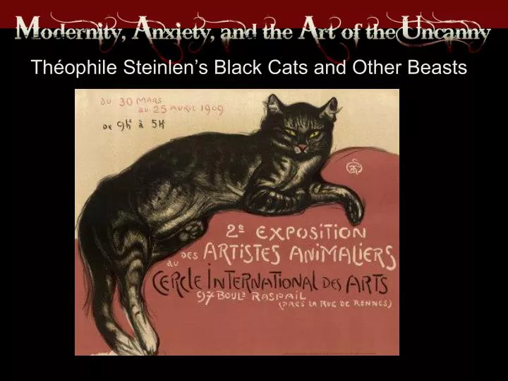 th ophile steinlen s black cats and other beasts