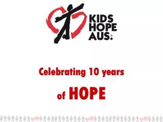 Celebrating 10 years of HOPE