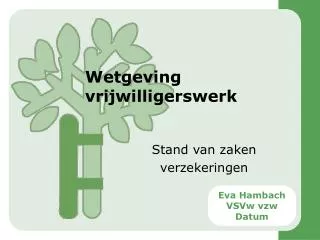 wetgeving vrijwilligerswerk