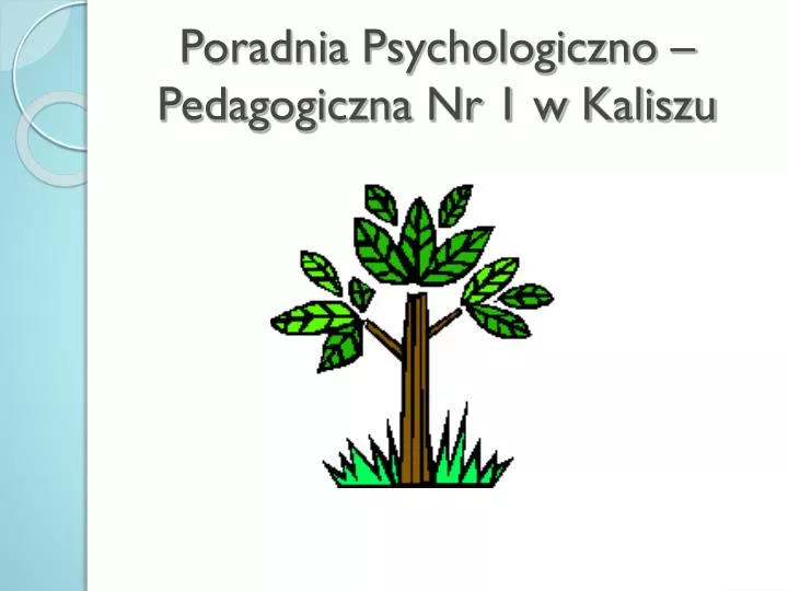 poradnia psychologiczno pedagogiczna nr 1 w kaliszu